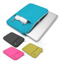 휴대용 3D쿠션 가벼운 15.6인치 노트북파우치 컴퓨터가방 디자이너용 데일리 업무용, 15.6인치/옐로