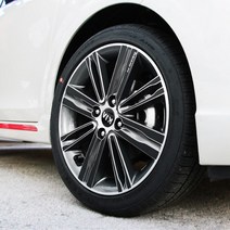 (카라멜) 17년식 올뉴모닝 순정 16인치 튜닝 휠스티커 데칼 카본 랩핑 필름 기스방지 몰딩, 16인치_유광화이트