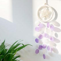 (우리두DIY)썬캐쳐 자개모빌 만들기 DIY키트, 화이트