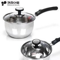 키친아트 스텐냄비 16CM 이유식 라면 1인용 작은 편수 찌개, 단품, 단품