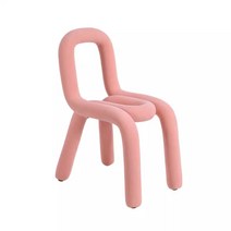 의자 디자이너종 메이크업 캐주얼 이형의자, 핑크, 1개