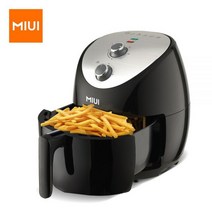 에어프라이기 미니 스팀 에어프라이 MIUI 5L/5.6QT 에어 프라이어 기계식 장치 핫 오븐 용1248288 L3, 에어프라이기 미니 스팀 에어프, 01 EU, 01 라이트 그레이