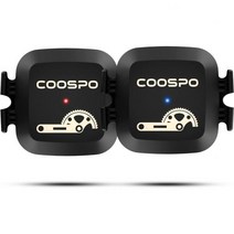 CooSpo 사이클링용 COOSPO 케이던스 속도 센서 사이클링 컴퓨터용 무선 블루투스 ANT+ 자전거 RPM IP67/Rouvy/Zwift/오픈라이더/펠로톤/와후/Coospori, Cadence Speed Sensor 2