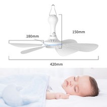 실링팬 조명 우드 거실 천장팬 참마-4 속도 5V USB 여행 캐노피 천장 팬 2/4/8 시간 타이머 조용한 6 엽 매다는 야외 캠핑 홈 침대 텐트용
