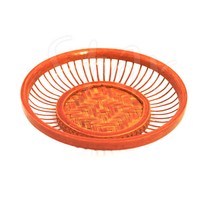 원형 빗살 물수건 찻잔 받침 다용도 나무 공예, 단품