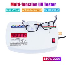 배란검사기 UV400 안경 광학 렌즈 UV 테스터 방사선 방지 자외선 선글라스 코팅 시험기 110V/220V, 한개옵션0
