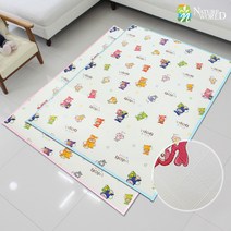 네이처월드 거실 보온매트 아기 복도 유아 놀이방 쿠션 층간소음매트 냉기차단 바닥 카페트, 뉴풍이(핑크), 3D엠보