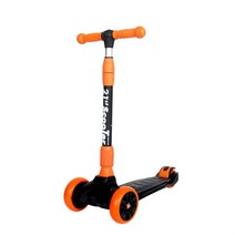 21st 21세기 마카롱 스핀 접이식 미니 키즈 유아 어린이 킥보드 스쿠터 씽씽, 블랙