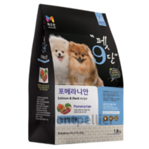 목우촌 전연령용 오리 펫9단 포메라이안 전용사료, dcuk(오리), 1.8kg, 2개