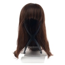 조립식 단발 가발 정리 스탠드 거치대 걸이 손질 보관 받침대 모자 보관대, 색상, 검정