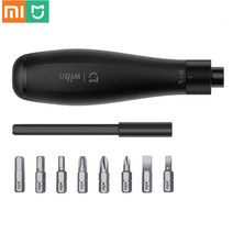 샤오미 WIHA 8인1 가정용 수리용 전문가 정밀 드라이버 세트, 블랙