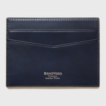 BENOVERO [22SS] 호스코드 코도반 말가죽 카드지갑 Cardholder 4cc navy