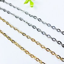 핀쿠션 국내제작) 스테인레스 체인 악세사리 연결체인 (30cm), 2컬러전부