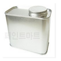 상품코드0.5LT-0003 0.5리터 사각캔 작은용량 철공캔 빈깡통 공캔 철캔 뚜껑과 한세트 깡통 다용도 사용, 1개