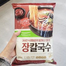 풀무원 얼큰 장칼국수 (2인) 439G X 1개, 종이박스포장