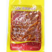연소중국식품 술안주 밥반찬 연변맛 금강산 소힘줄 소심줄 뉴반진 180g, 180g*3개