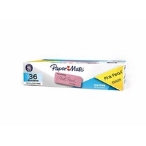 Paper Mate 페이퍼메이트 핑크 펄 지우개 스몰 36개