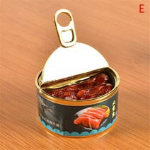 모형 요리 인형집 홈 인테리어 미니 캐비어 캔 시뮬레이션 과일/소고기/물고기 모델 미니어처 주방 음식, 05 E