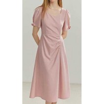 로맨틱 캐주얼 여성스런 원피스 얌전한, 5.메이크업 핑크 XL