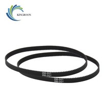GT2 폐쇄 루프 타이밍 벨트 고무 2GT 6mm 3D 프린터 부품 110 112 122 158 200 280 300 400 610 852 mm 동기식 벨트 부품, 200mm