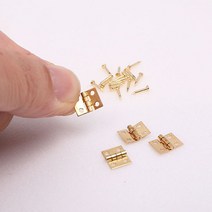 미니를사랑하는사람들 미니어쳐 미니어처 가구 만들기 재료 DIY 못 손잡이 경첩 후크 고리, 2번 경첩과 못세트