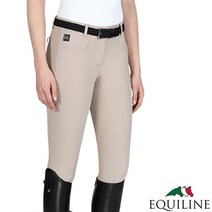 [EQUILINE] Cedar 실리콘 풀패치 승마바지, 화이트, IT38(22)