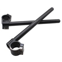 세퍼핸들 셰퍼 PCX CNC 오토바이 핸들 바클립 온 포크 야마하 YZF R3 R1 R6, 블랙 39mm