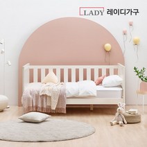 레이디가구 스칸딕 데일리 원목침대 데이베드 DB_프레임 SS, 베이비핑크