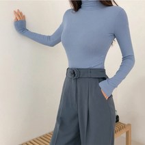 아이엠몽 여성 모찌 부드러운 폴라 이너 찹쌀떡 티 BC112282DE 코메