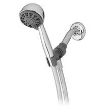 Waterpik 물 절약 EcoFlow 4가지 모드 핸드헬드 샤워 헤드 크롬 ETC-443E 워터픽