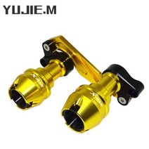 야마하 XMAX300 XMAX 300 용 프론트 포크 휠 가을 머플러 파이프 프레임 보호 슬라이더 충돌 방지 보호기 액세서리, Glod 2