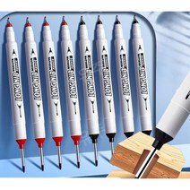 목수용마커 피카펜 드라이 건설용 마킹, [업그레이드더블헤드]블랙-10개