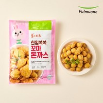 풀무원 국산돼지고기 한입쏙쏙 꼬마돈까스 500g, 없음