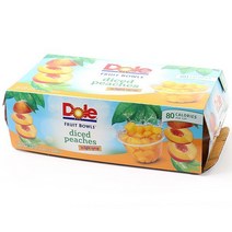 Dole 돌 다이스 복숭아 컵 113g x 16컵 /