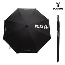 플레이보이 장우산 PBUM107 골프우산 캐노피 필드용품, 블랙