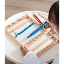 위빙틀 베틀 직조틀 위빙 편직 기계 수제 DIY 직조기, B. 플랫 베틀 내츄럴 파인