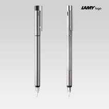 라미 로고 만년필 (무료 선물포장 각인가능), Logo브러쉬스틸(006)+각인, 1개, EF