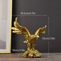 조각상 장식품 미국 골든 이글 동상 아트 동 컬렉션 장식 오피스 풍수 장식, 1-독수리