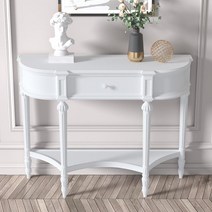현관 복도 거실 반원 앤틱 이케아 콘솔 폭좁은 얇은 미니 협탁 화장대, B 900x320x880mm 콘솔