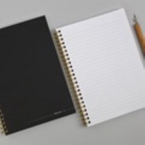 만년필용 Reservoir 레저버 노트 02_라인(Line) 블랙 : Reservoir Ring Note A5 Line - Black