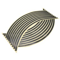 슈퍼커브 오토바이용튜닝 악세서리범용 방수 오토바이 휠 림 반사 스티커 16 개 스즈키 GSF1200 산적 모토, 06 Black