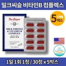 코스트코 밀크시슬 비타민b6 리버케어 여자 건강한 간 밀크씨슬 SILYMARIN 비타민 피곤할때 간 영양제 비타민B1 B2 실리마린 헬퍼 흑마늘 엽산, 5박스
