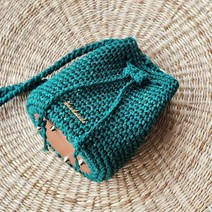 [라미니팅] 코바늘DIY 투웨이 미니 복조리백 패키지, 4, 1개