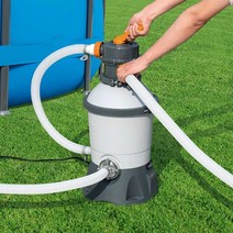 수영장 필터 펌프 양수기 순환 물놀이 어항 바닥, 800갤런 모래여과 펌프 (3028L/시간)