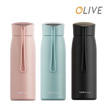 [올리브] 칼스 텀블러 300ml 휴대용/보냉보온/등산/여행, 블랙