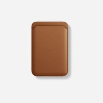 Apple 아이폰 맥세이프 가죽 카드지갑, 브라운