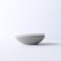 모던한 조약돌 소스그릇 1P, 화이트