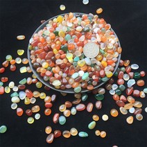 화분자갈 컬러스톤 건재상 난징 천연 자갈 수족관 냄 컬러 다채로운 작은 컬러 원예용 조경용돌 자갈돌, 좋은 색 마노 0.5-1cm 1k