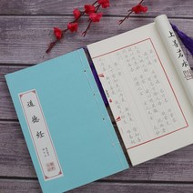 캘리그라피 카피북 독학책 책 중국어 한자 서예 재사용 가능한 하드 펜 연습 지우기, 다덕징