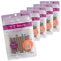 건강 레시피 강아지 간식, 황태 + 단호박, 5개